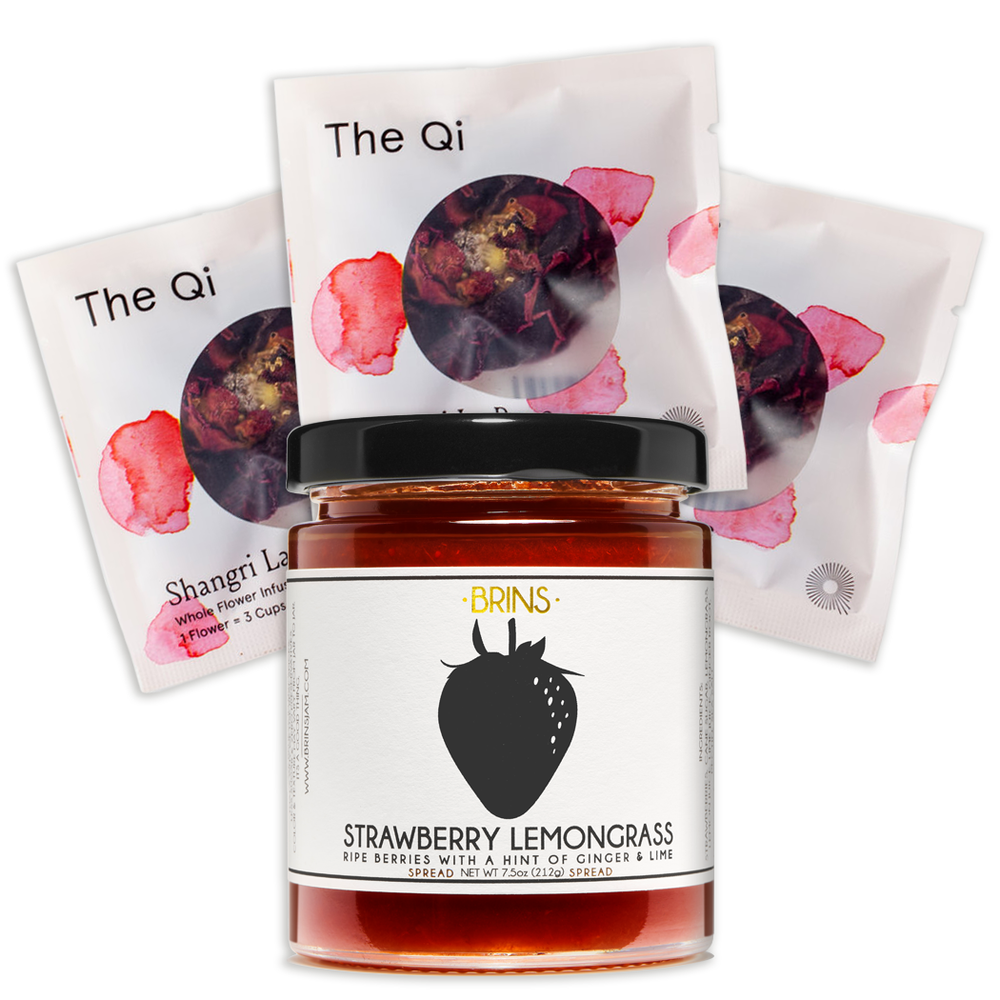 Shangra-La Rose Tea ✧ Strawberry Lemongrass | BRINS Jam & Marmalade